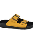 Ocre Leather Sandals for Everyday Comfort