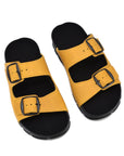 Ocre Leather Sandals for Everyday Comfort