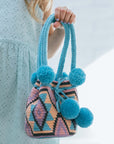 Mini Mochila Bucket Bag With Patterns
