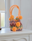 Mini Mochila Bucket Bag With Patterns