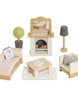 Wooden Dolls House Living Room