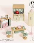 Wooden Dolls House Kitchen Furniture