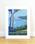 Meadfoot Beach Torquay Limited Edition A2 Print