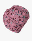 Kids Merino Beanie Hat Autumn Flowers