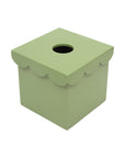 The Isabella Tissue Box in Green