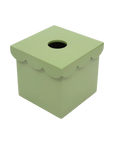 The Isabella Tissue Box in Green