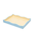 Allegra Wiggle Tray in Blue and Cream