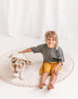 MINICAMP Kids Playmat in Ecru - Cozy & Stylish Handcrafted Cotton Playmat for Nurseries by Minicamp at brixbailey.com
