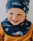Kids Merino Neck Warmer MIKEL - Vehicles