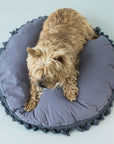 MINICAMP Dog Cushion - Cozy Boho Pet Bed with Tassel Trim, OEKO-TEX Certified by Minicamp at brixbailey.com