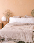 Settle into the Cozy Comfort of MINICAMP Organic Pregnancy Pillow - GOTS-Certified & Hypoallergenic by Minicamp at brixbailey.com