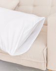 Settle into the Cozy Comfort of MINICAMP Organic Pregnancy Pillow - GOTS-Certified & Hypoallergenic by Minicamp at brixbailey.com