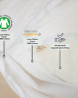 Settle into Cozy Comfort with MINICAMP Organic Pregnancy Pillow - GOTS-Certified & Hypoallergenic by Minicamp at brixbailey.com
