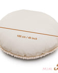 MINICAMP Floor Cushion - Plush, Hypoallergenic & Removable Cover for Kids by Minicamp at brixbailey.com