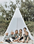 Giant 7.8ft Adult Teepee Tent for Kids & Adults - Indoor & Outdoor Play by Minicamp at brixbailey.com