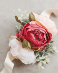 Boho Floral Garland with Artificial Peonies - Perfect for Weddings, Nursery & Teepee Decor by Minicamp at brixbailey.com