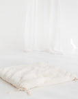 MINICAMP Teepee Tent for Cats, Dogs & Rabbits - Cozy Ecru Pet Tent with Faux Fur Mat - 4 Sizes by Minicamp at brixbailey.com