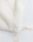 MINICAMP Teepee Tent for Cats, Dogs & Rabbits - Cozy Ecru Pet Tent with Faux Fur Mat by Minicamp at brixbailey.com