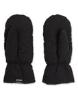 Black Puffer Mittens for Adults