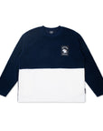 Navy and White Adventure Fleece