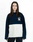 Navy and White Adventure Fleece