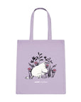 Purple Tote Bag with Moomintroll Design