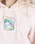 Stylish Moomin Pink Hoodie – Nordicbuddies Ladies Fit by Moomin by NordicBuddies at www.brixbailey.com