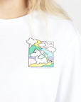White Moomintroll Adventure T Shirt for Women