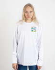 Adventure Long Sleeve Shirt with Cuffed Sleeves White