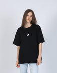 Black Heavy Cotton Short Sleeve T Shirt