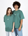 Classic Heavy Cotton Green T Shirt
