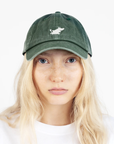 Washed Green Denim Cap for Adults