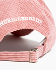 Pink Corduroy Cap with Embroidered Moomintroll