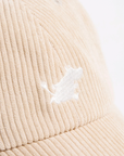 Corduroy Adult Cap Sand with Moomintroll Embroidery