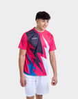 Aixo Bolt Mens Top Pink