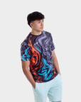 Aixo Chrome Mens Top Graphite