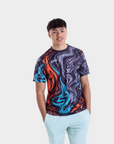 Aixo Chrome Mens Top Graphite