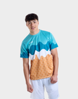 Aixo Sundae Mens Top Teal