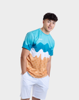 Aixo Sundae Mens Top Teal
