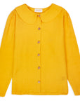 Claudine Linen Blouse - Marigold