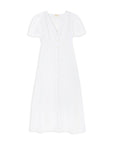 Daisy Linen Dress - White