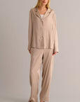 Antique Gold Silk Pyjama Set