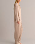 Antique Gold Silk Pyjama Set