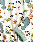Manatee Newborn Bamboo Gown