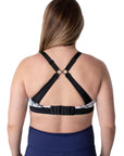 Maternity & Nursing Sports Bra | B-F Cup | Marble Print