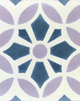 Luxury MAROQ cement tiles, blue and white floor and wall tiles, premium Moroccan design by Maria Starling by Maria Starling Design at brixbailey.com