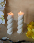 Marshmallow Shaped Pillar Candle