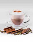 Double Walled Latte Tea Cup & Saucer