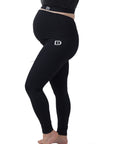 Classic Comfort Maternity Leggings | Black