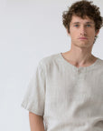 Linen Fern Pyjama Set - Melange